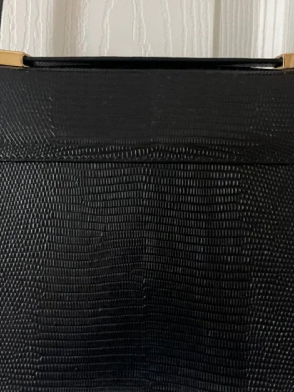 Demellier Vancouver crossbody bag (Authentic Croc) (black) - Picture 4 of 9
